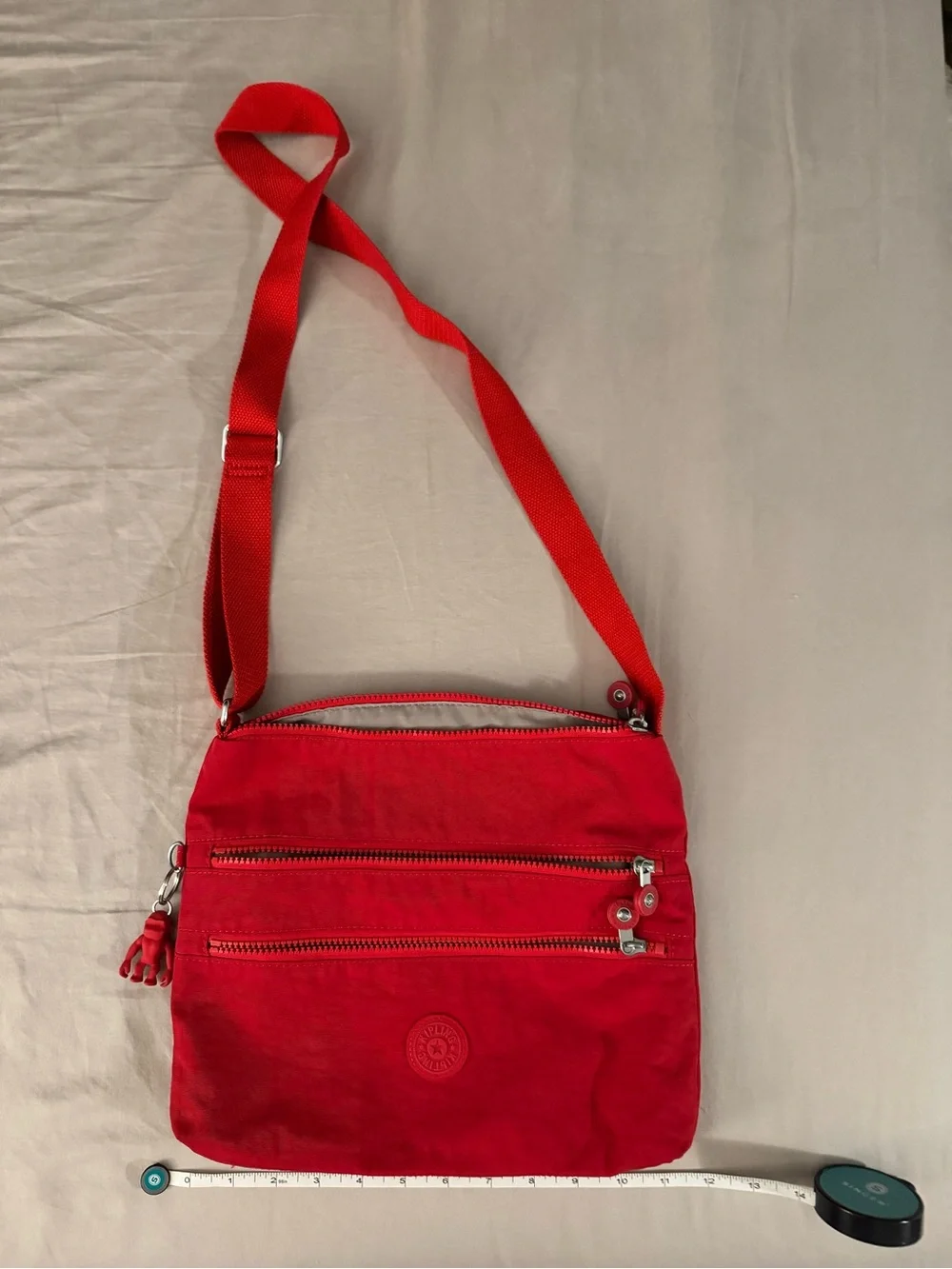 Kipling Red Crossbody Messenger Bag